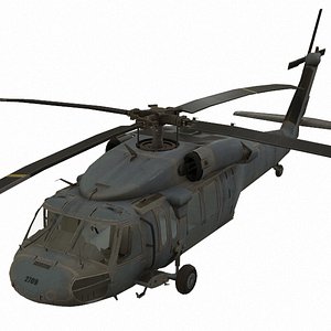 3D sikorsky uh-60 black hawk model