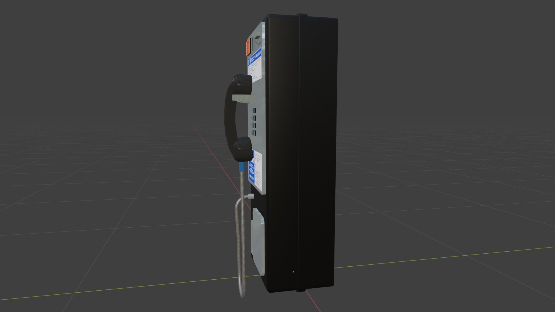 Payphone - Standalone Unit 3D - TurboSquid 2260071