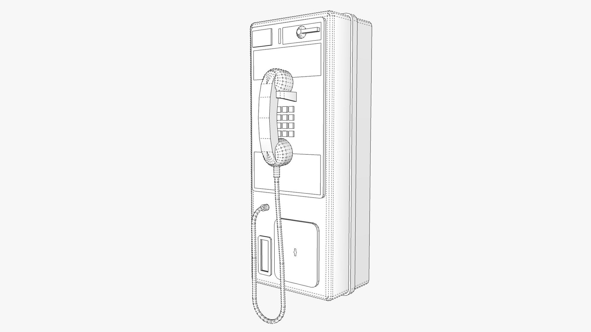 Payphone - Standalone Unit 3D - TurboSquid 2260071