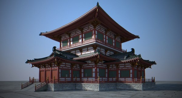 Chinese palace 1 3D model - TurboSquid 1151051