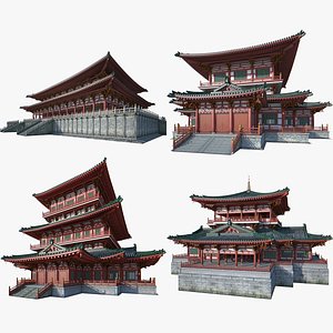 chinese palace 1 3D model