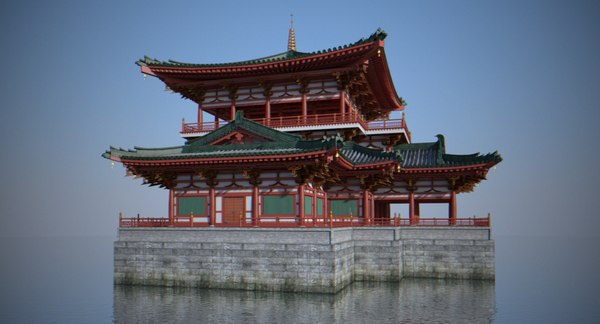 Chinese palace 1 3D model - TurboSquid 1151051