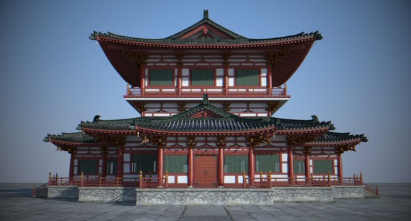 Chinese palace 1 3D model - TurboSquid 1151051