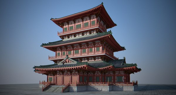 Chinese palace 1 3D model - TurboSquid 1151051