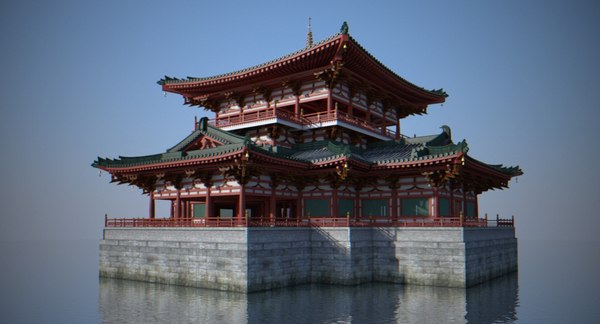 Chinese palace 1 3D model - TurboSquid 1151051