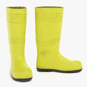 3D gum boots model