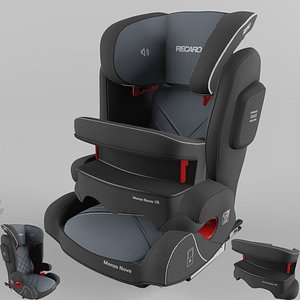 Recaro Monza Nova IS Children Car Seat Core Carbon Black 3D model