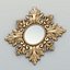 3D carved rectangle mirror frame