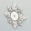 3D carved rectangle mirror frame