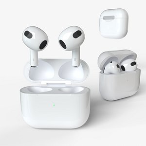 Apple AirPods 2024 3D model