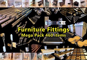 Furniture Fittings Mega Pack 460 items