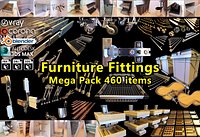 Furniture Fittings Mega Pack 460 items