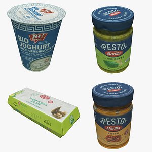 3D Food Packaging Collection 06