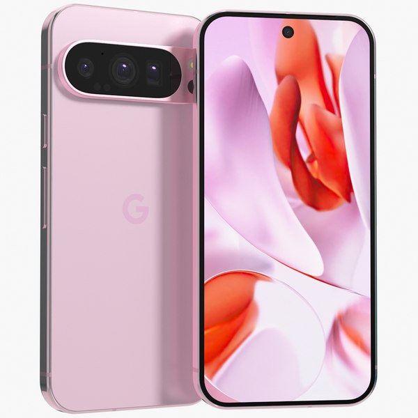 modelo 3d Google Pixel 9 Pro Cuarzo rosa - TurboSquid 2269580