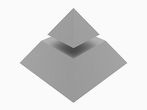 Pyramid Separated into 2 Parts