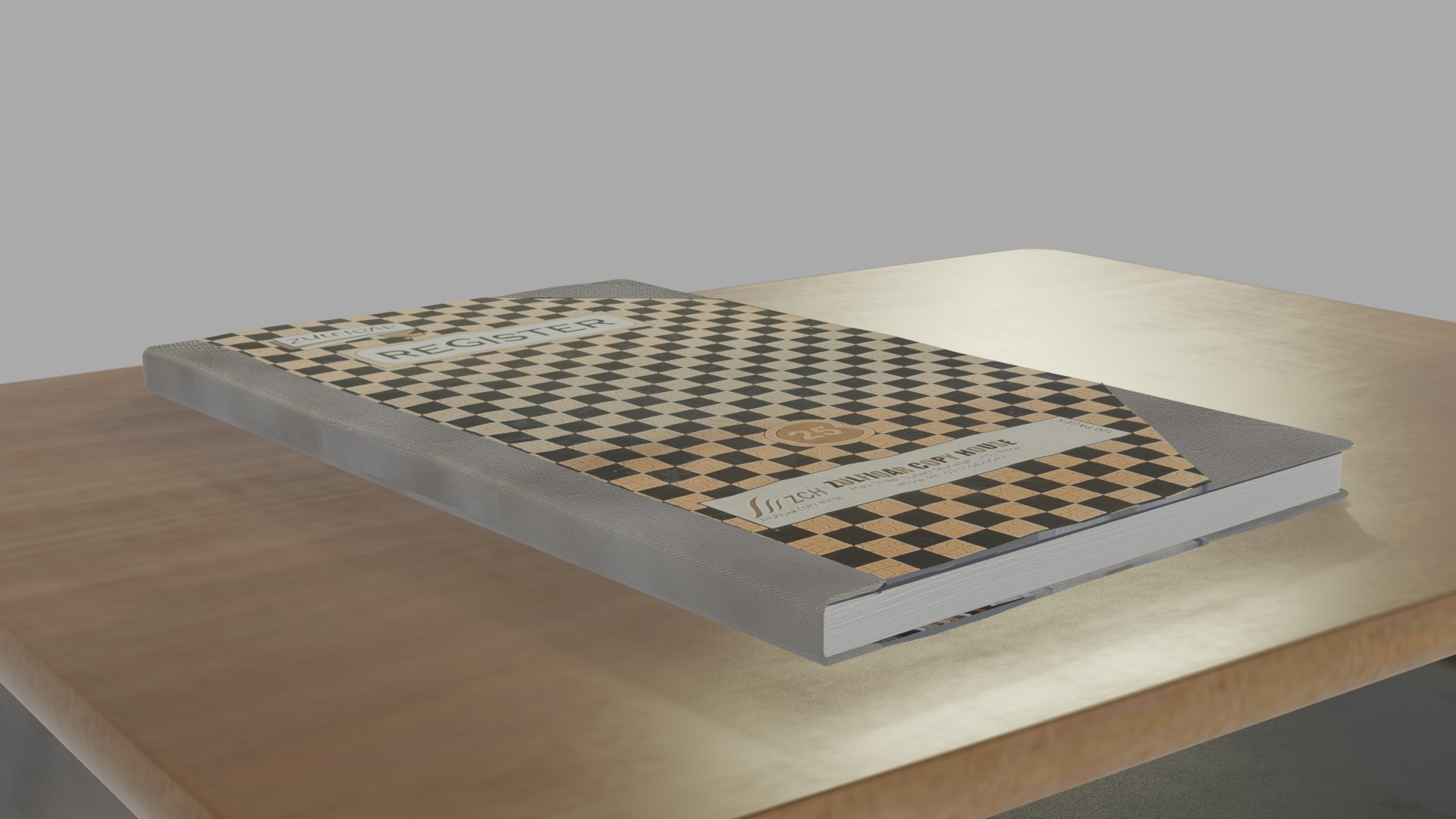 Free Notebook Register 3D Model - TurboSquid 2315921