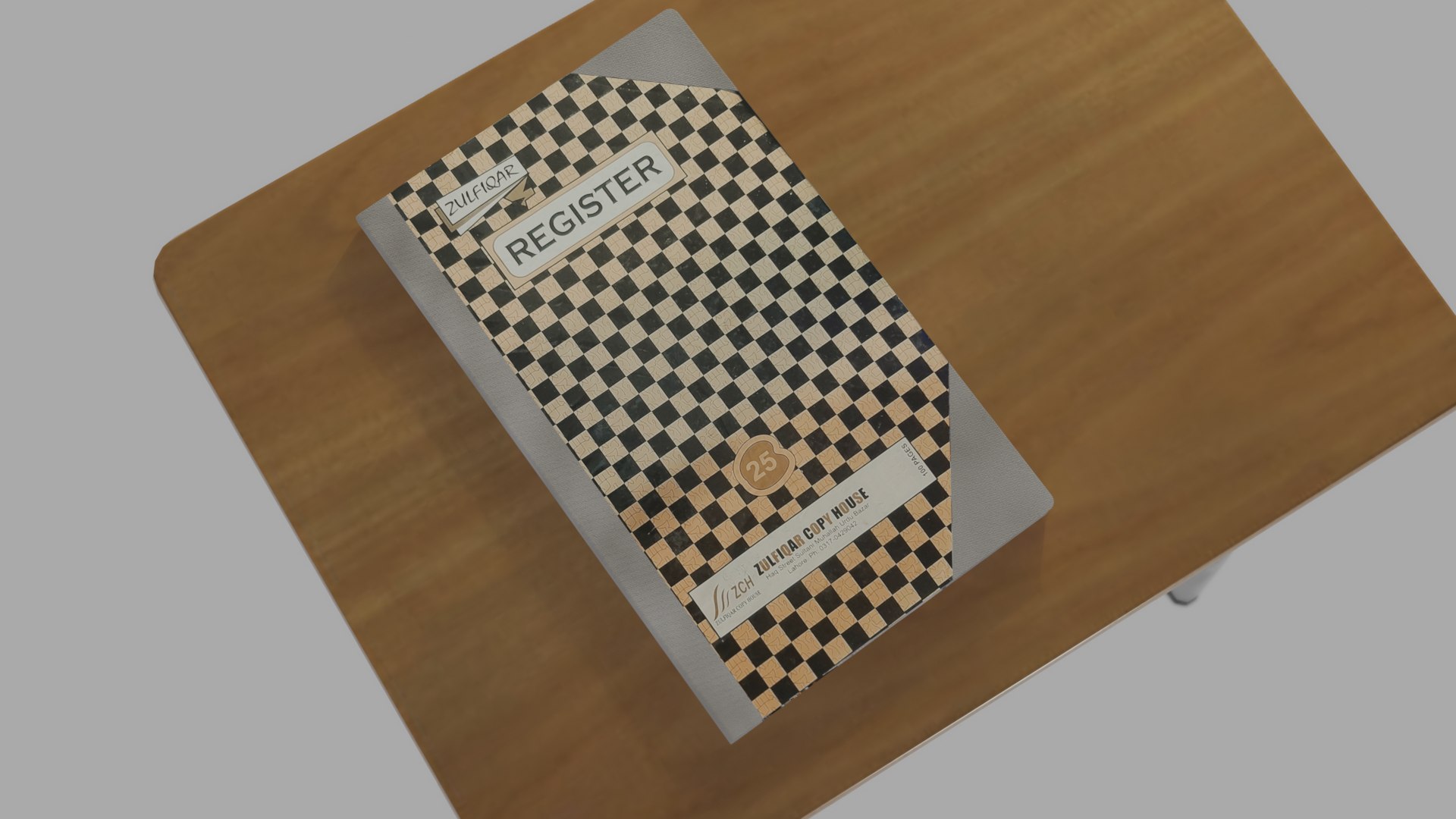 Free Notebook Register 3D Model - TurboSquid 2315921