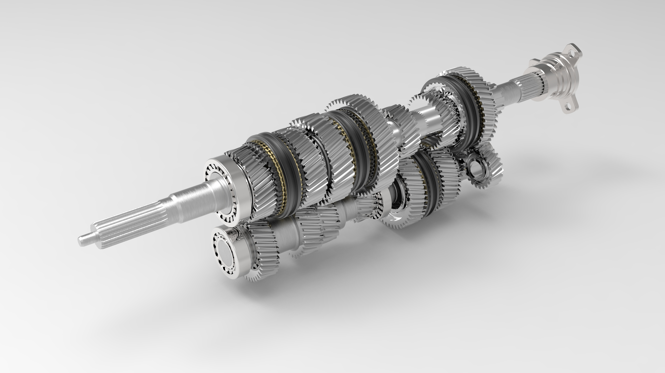 3D 6 Speed RWD Manual Transmission model TurboSquid 1785236