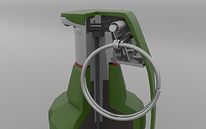 grenade mk2 hand 3D model