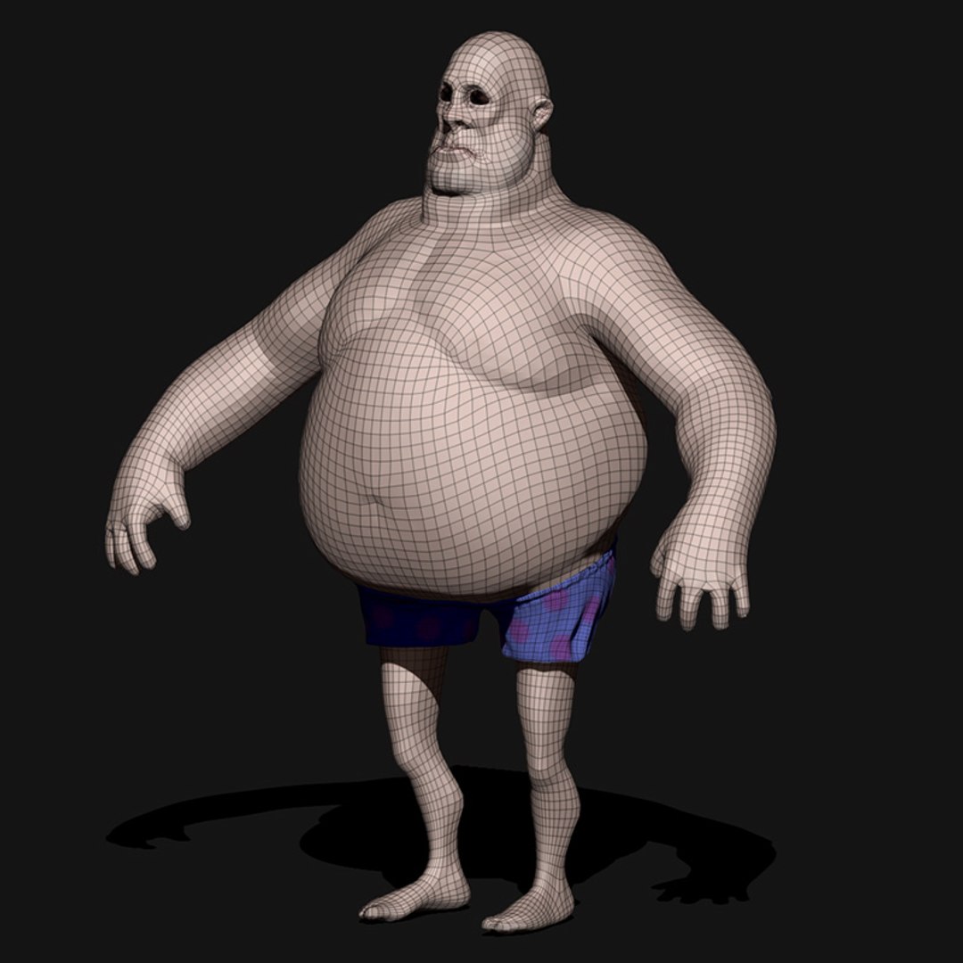 Human Man C4d
