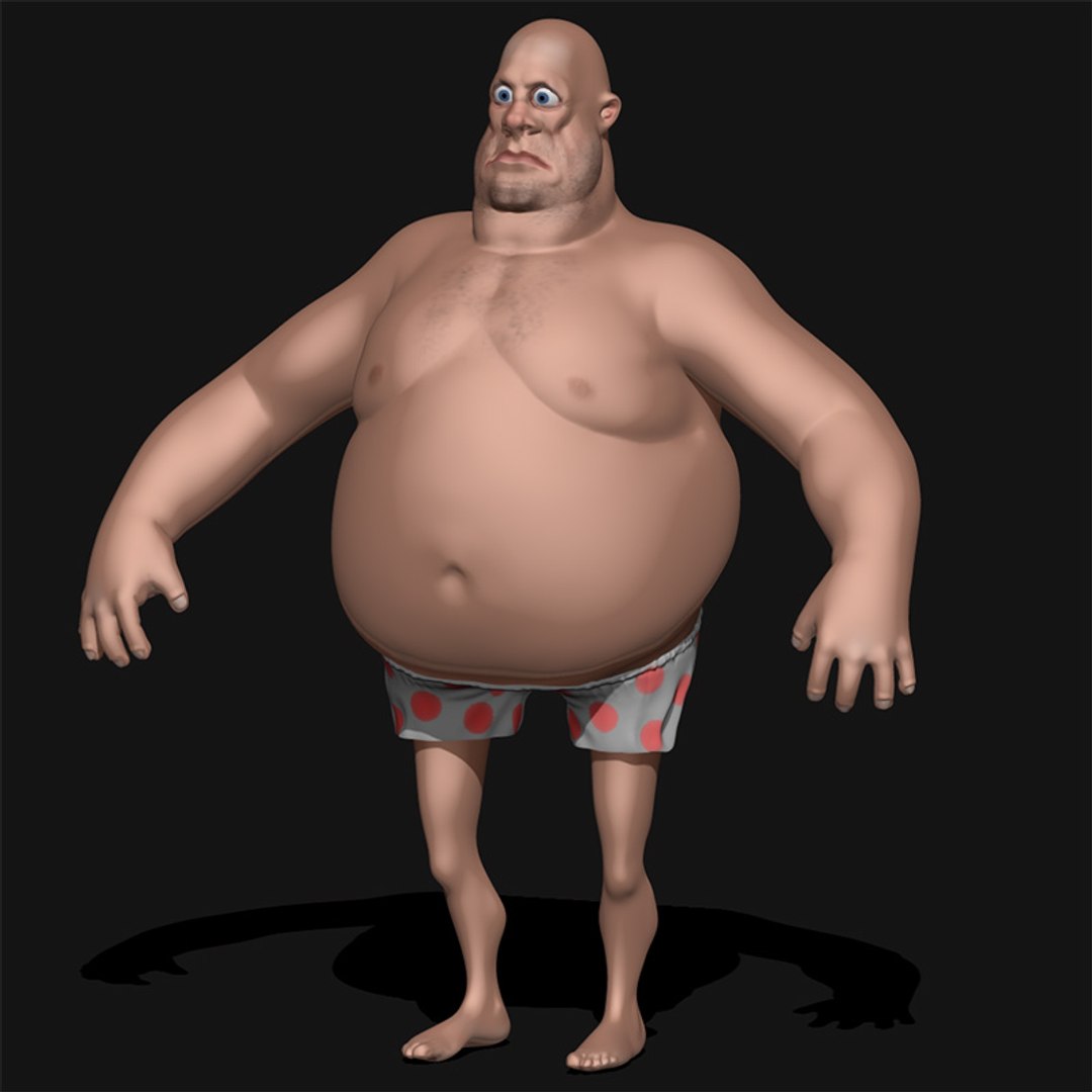 Human Man C4d