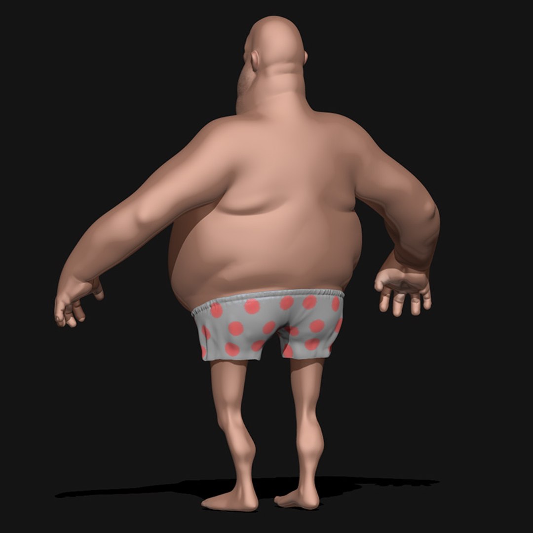 Human Man C4d