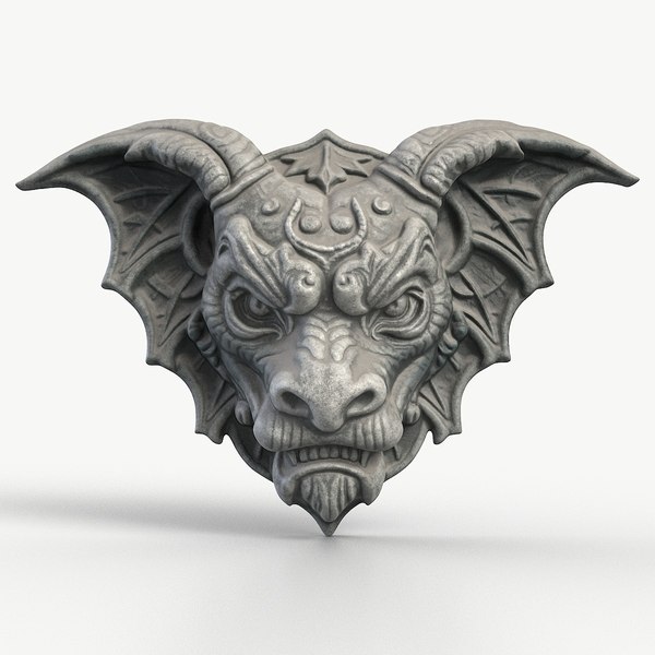 ガーゴイルヘッドテクスチャ123Dモデル - TurboSquid 2291584 ガーゴイルヘッドテクスチャ123Dモデル - TurboSquid 2291584