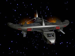 3d space craft model