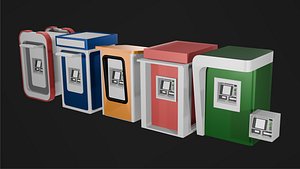 3D ATM Machines 3D model