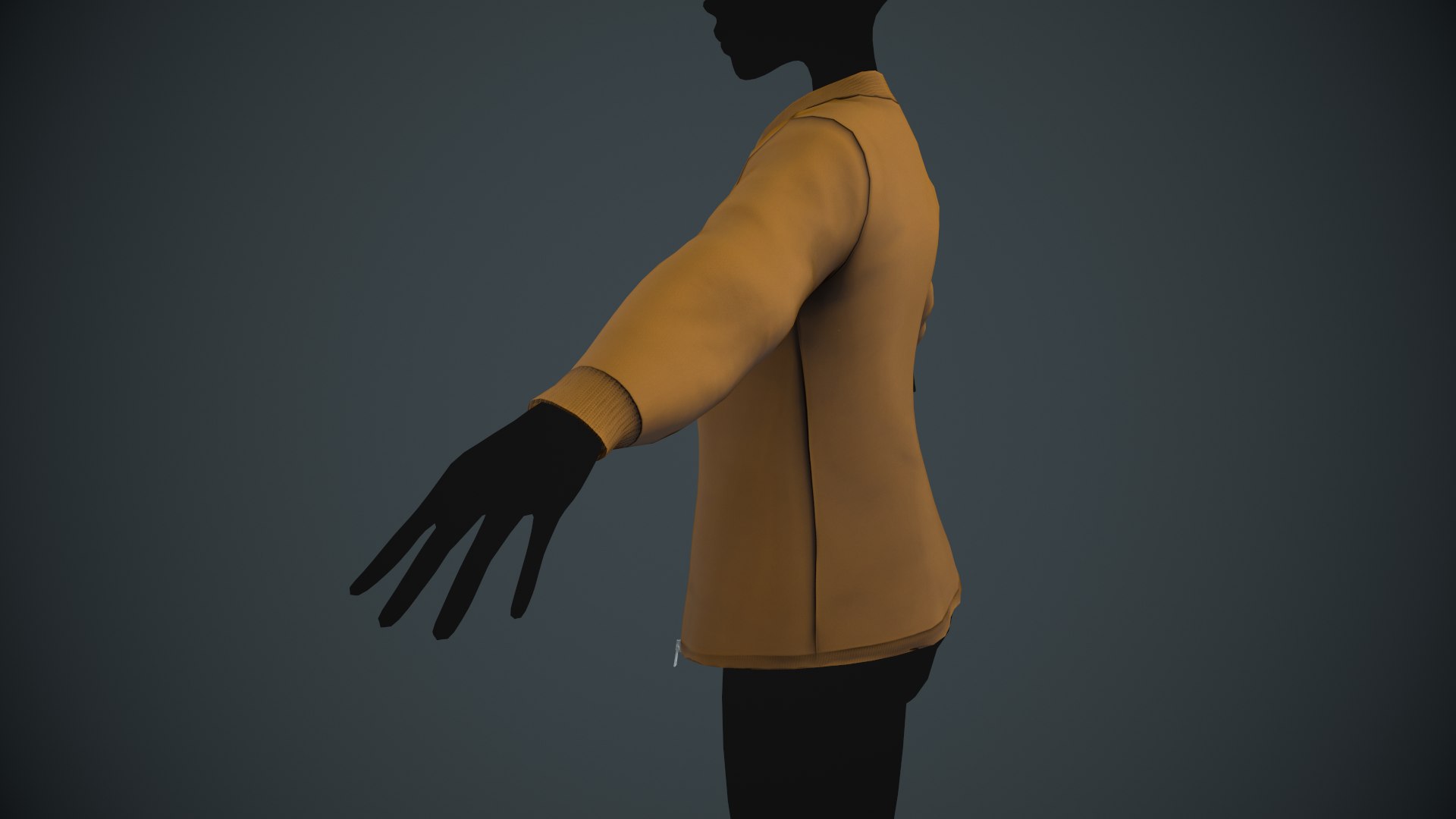 Female Brown Jacket Style 1 Model - TurboSquid 1923534