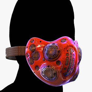 3D Gas mask protection plastic