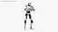 3D model Humanoid Assistant Robot Set Animated Rigged For Maya