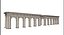 Arco in ordine dorico classico dentellato