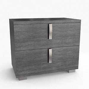 Nostle Nightstand Gray 3D