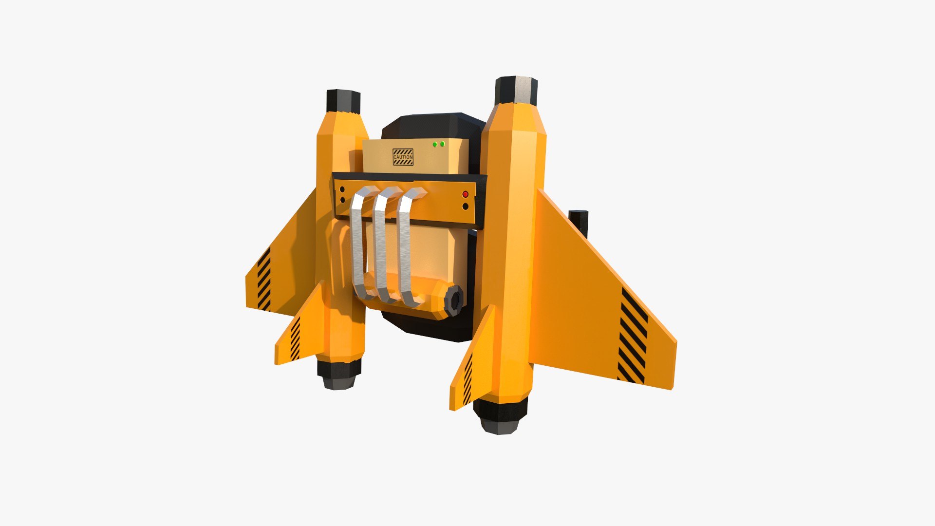 05 Jetpacks Low Poly C Collection - SciFi Character Design 3D Model ...