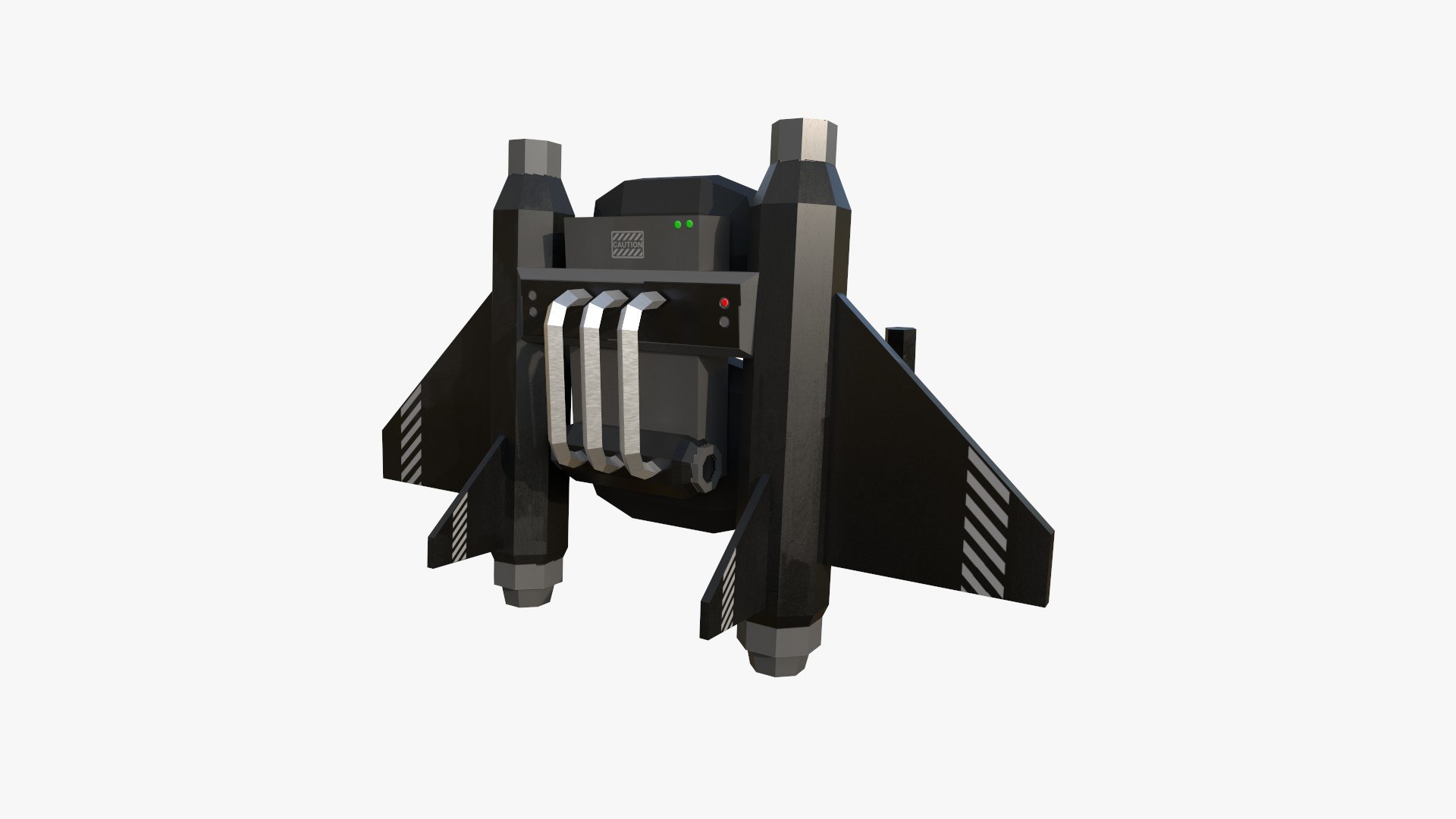 05 Jetpacks Low Poly C Collection - SciFi Character Design 3D Model ...