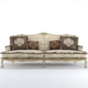 3d model bruno zampa clementine sofa