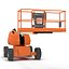 telescopic boom lift generic 3d model