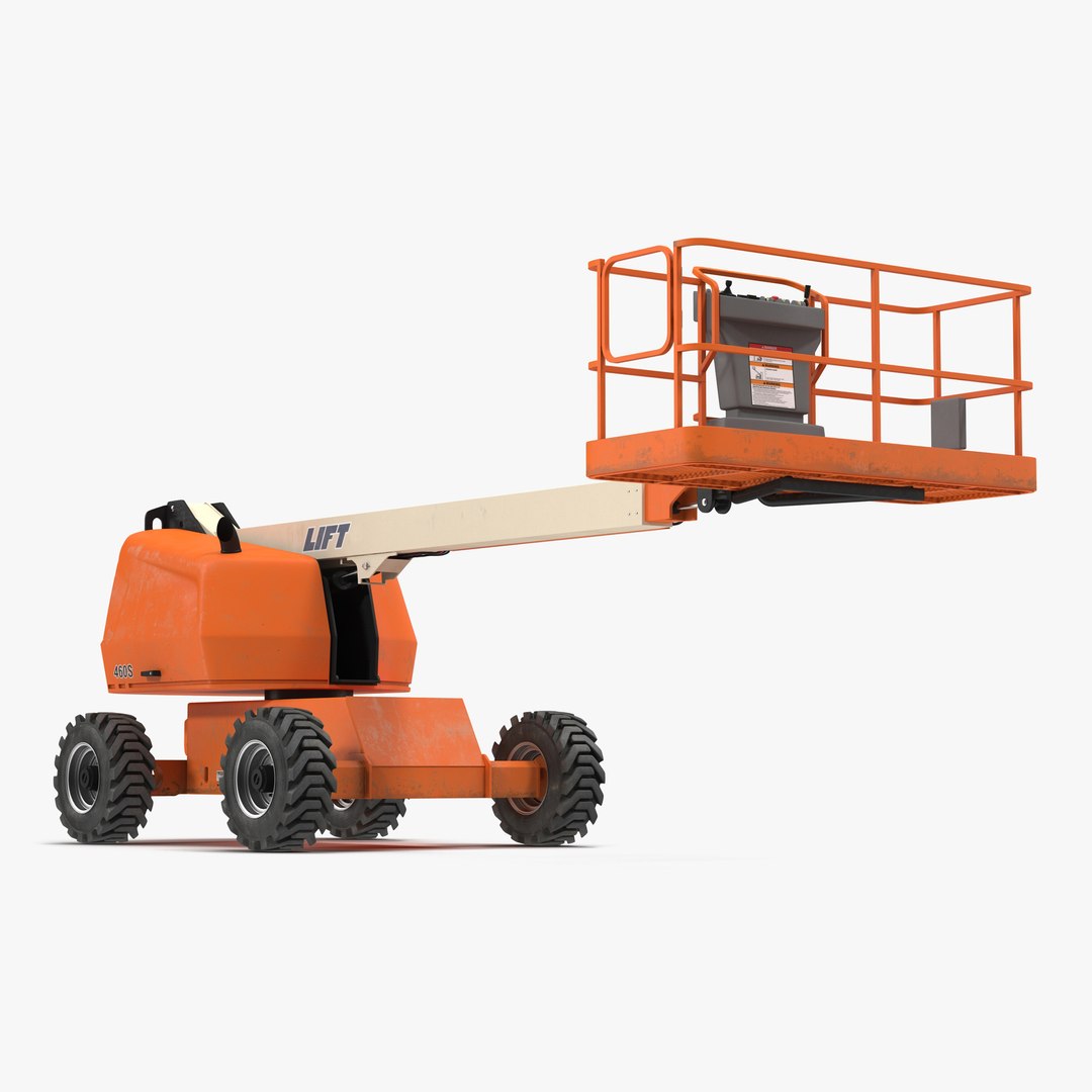 Telescopic Boom Lift Generic 3D Model 3D model preview