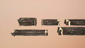 feeding troughs buckets model