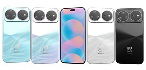 Huawei Nova 16 Pro All Colors 3D model