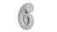 Crioceratites Ammonoid Shell