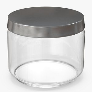 Glass Jar with Metal Lid 300 ml