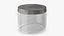 Frasco de vidro com tampa de metal 300 ml