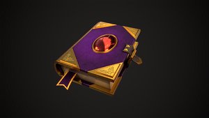 Magic book 3D model