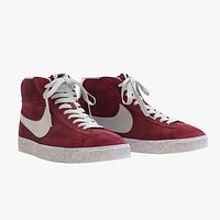 NIke - Mid Blazer Red Wine