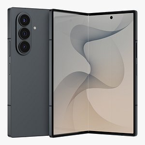 3D model Samsung Galaxy Z Fold 8 Ultra Graphite