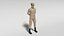Low Poly Cartoon Soldier