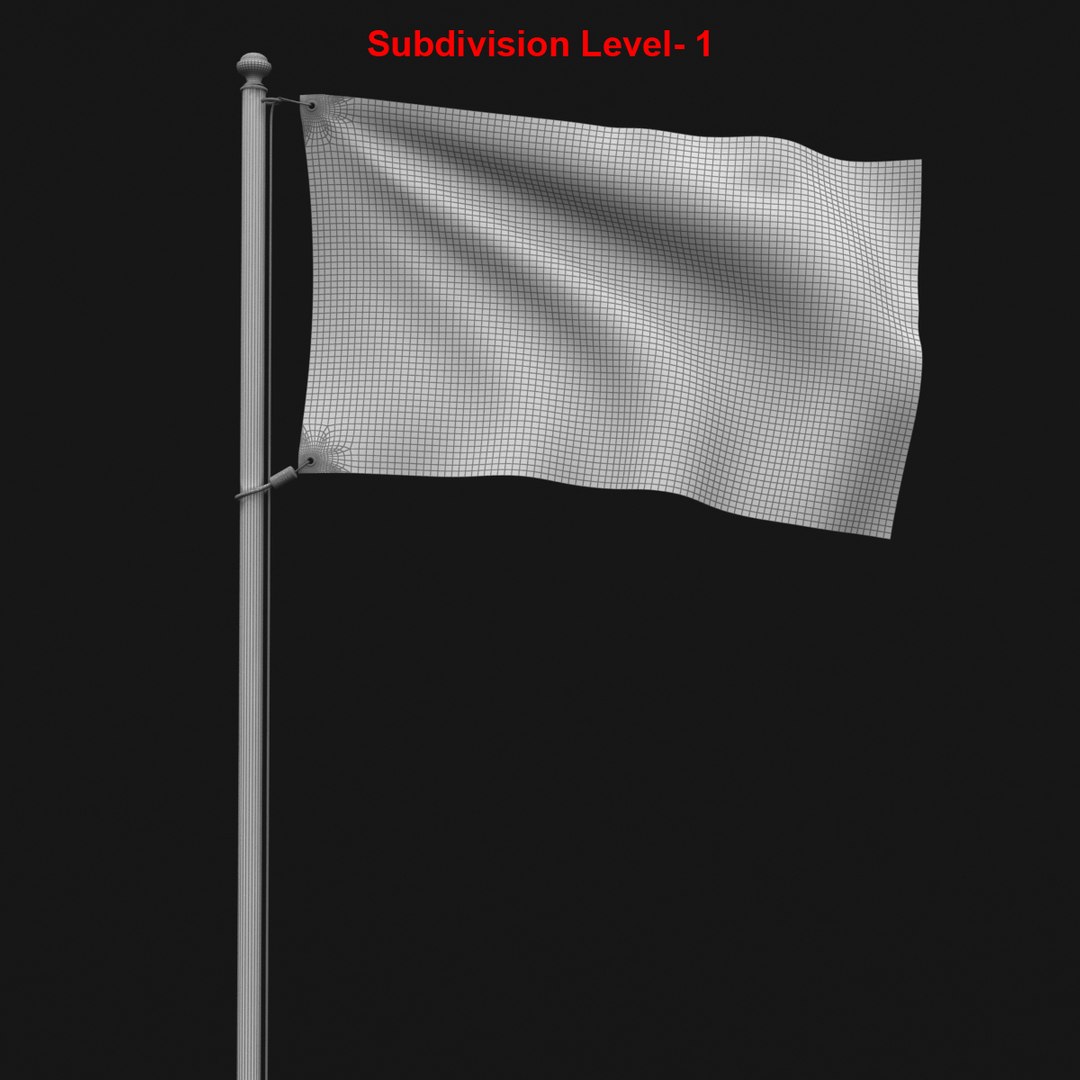 3d model german flag