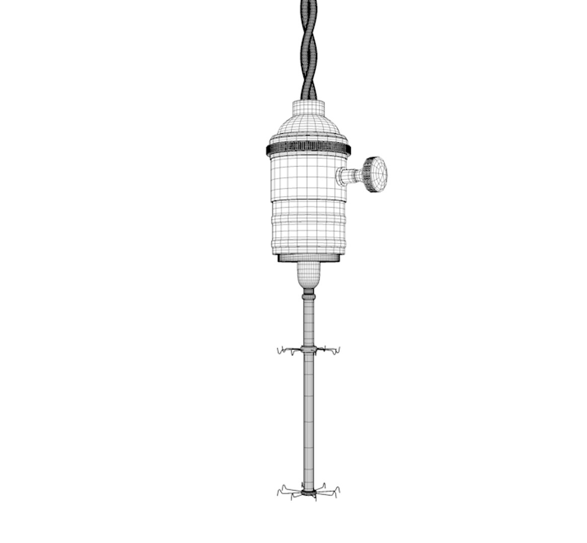 Edison Light Bulb 3d C4d